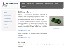 Tablet Screenshot of bitwizard.nl